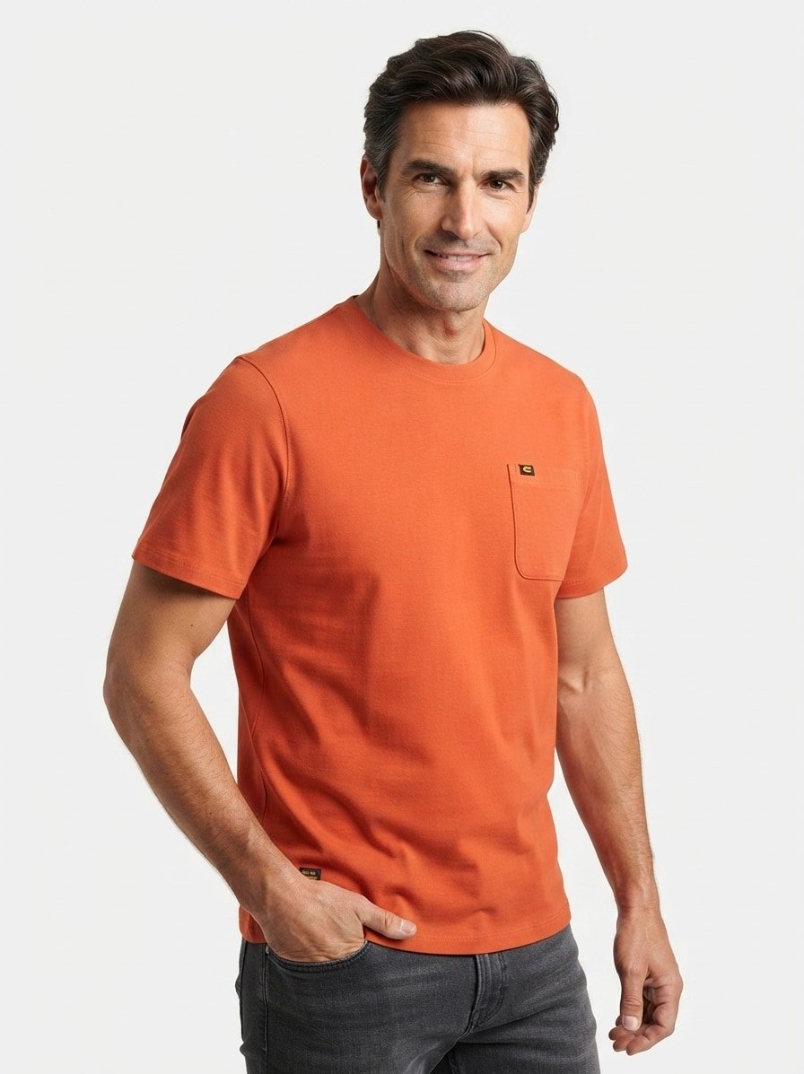 T-Shirt, Bio Baumwolle, orange