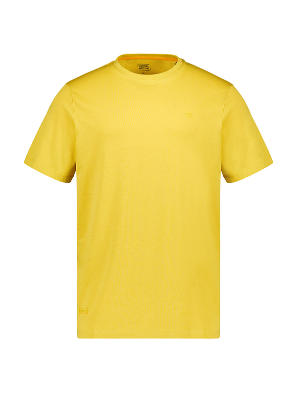T-Shirt, fleXXXactive©, Stretch-Baumwolle, gelb