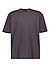 T-Shirt, Relaxed Fit, Baumwolle, mit Rückenprint, grau - grau