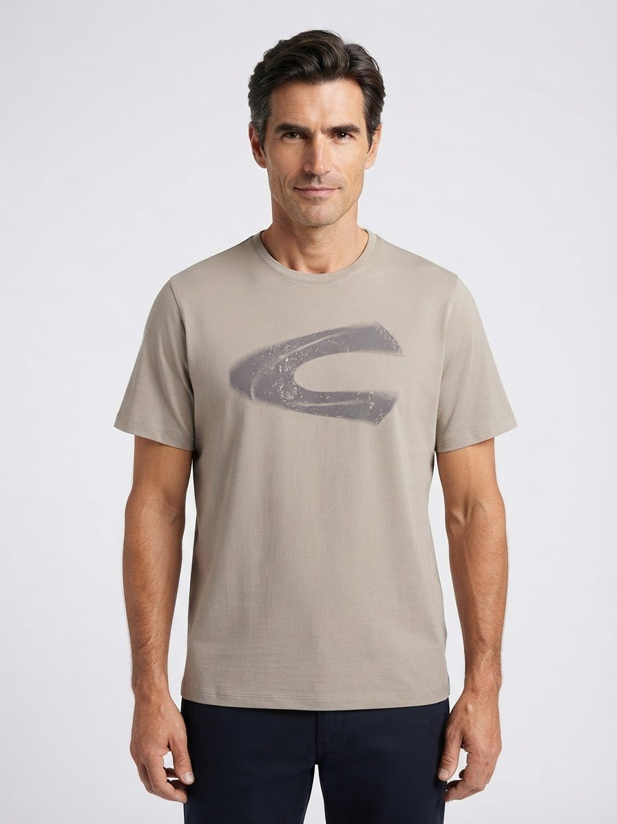T-Shirt, Bio Baumwolle, grau