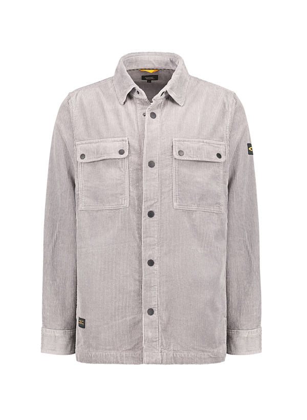 Overshirt, Baumwoll-Cord, grau