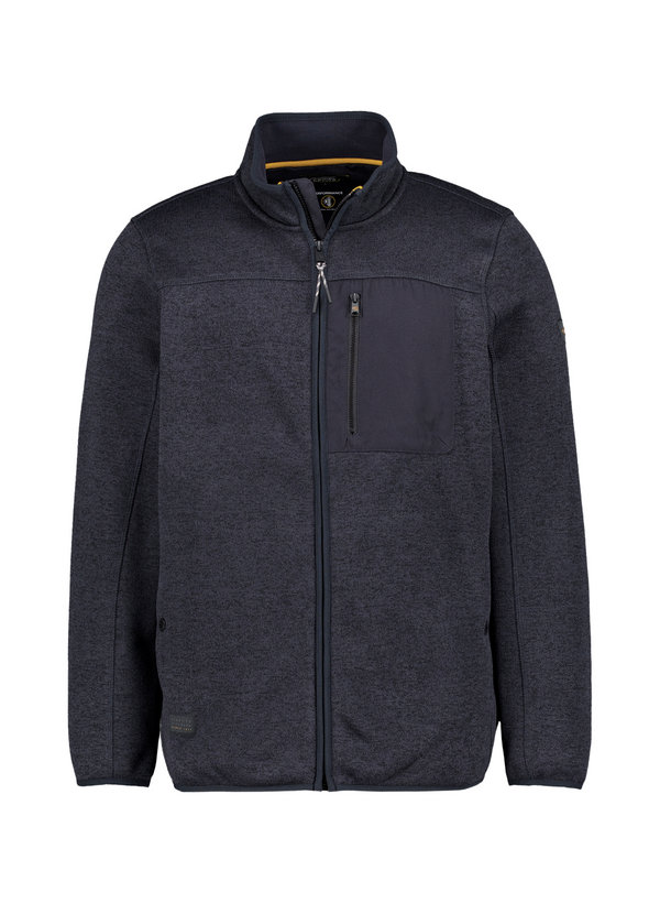Fleecejacke, Doubleface, dunkelblau