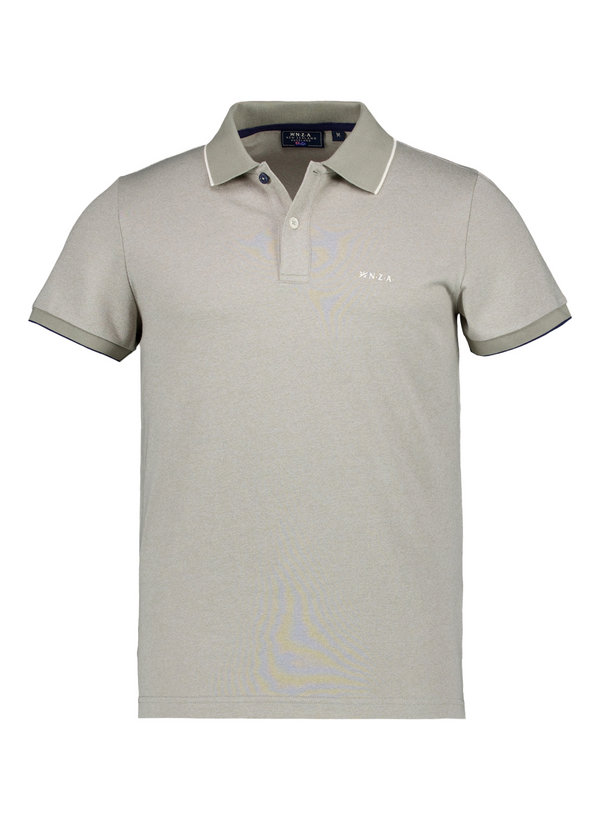 Polo-Shirt, Baumwoll-Piqué, hellgrün meliert