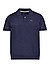 Polo-Shirt, Feinstrick, navy meliert - navy