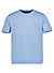 T-Shirt, Strick, blau meliert - blau