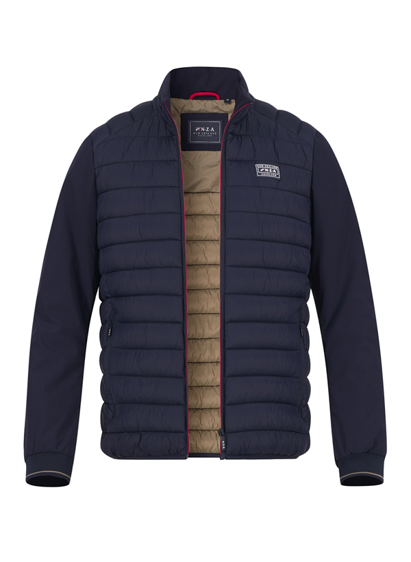 Steppjacke, Mikrofaser wasserabweisend, navy