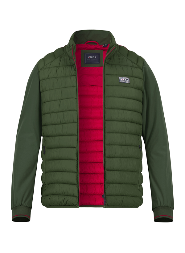 Steppjacke, Mikrofaser wasserabweisend, grün