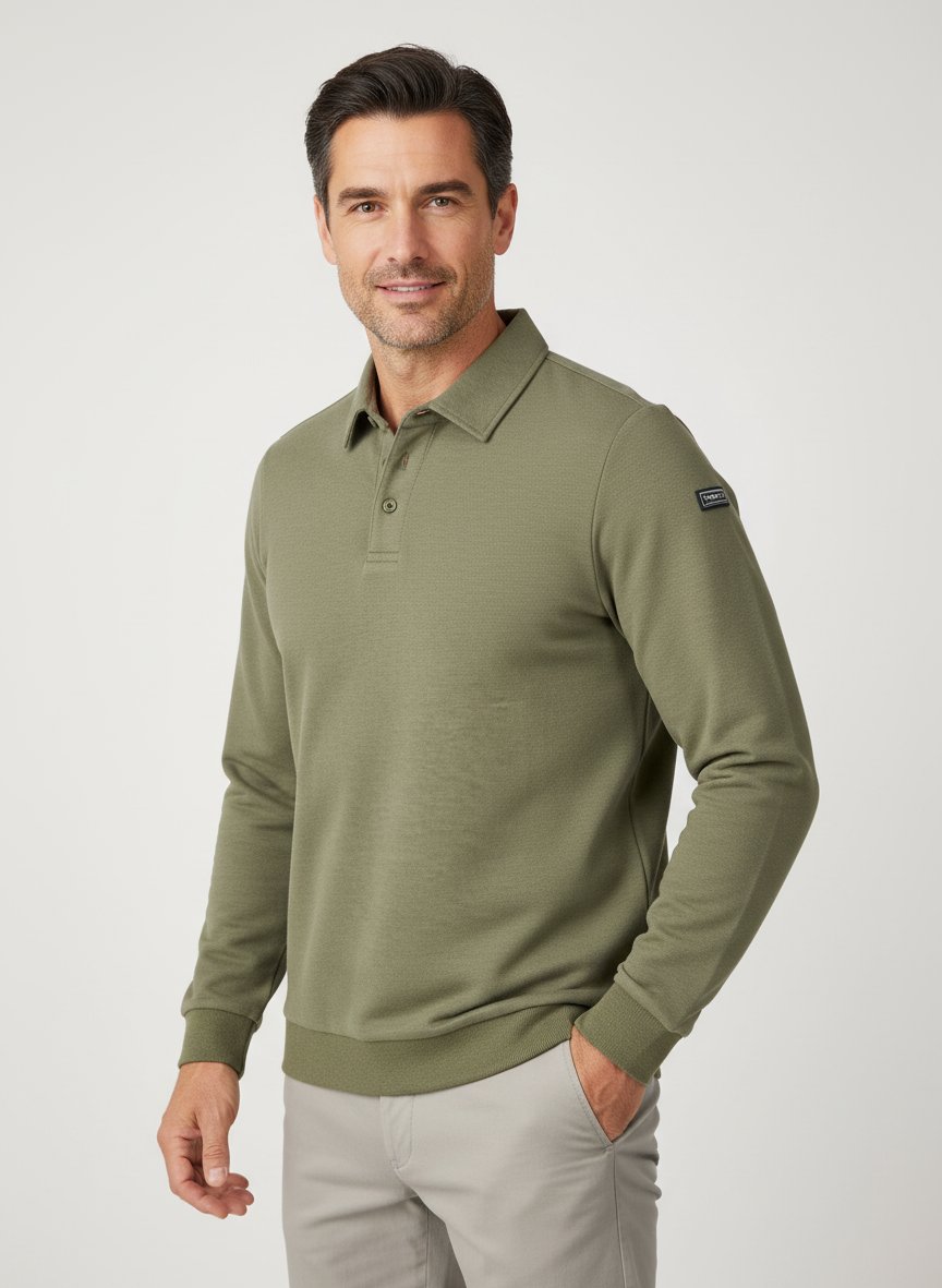 Polo-Shirt, Jersey, grün