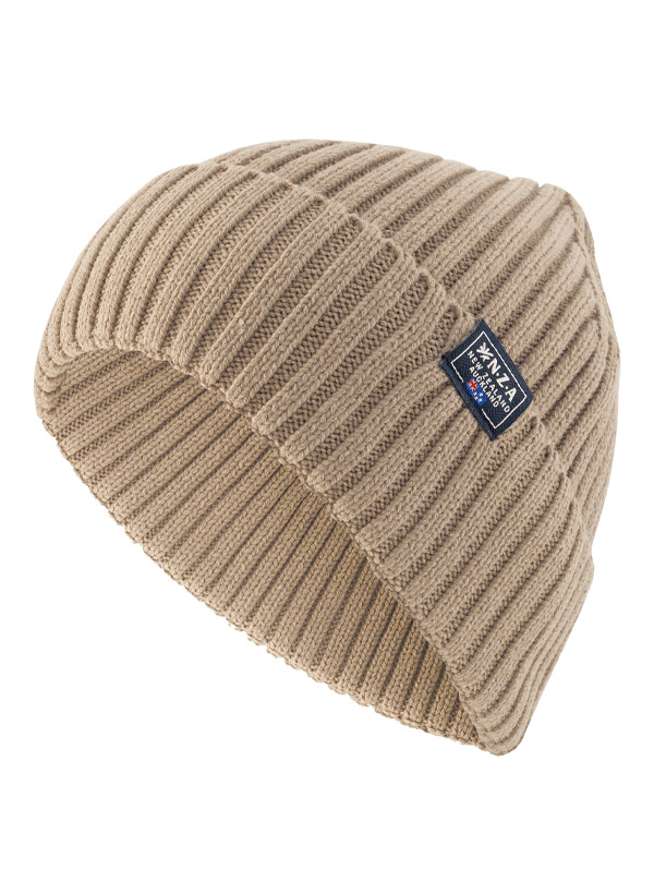 Strickmütze, Baumwolle, beige