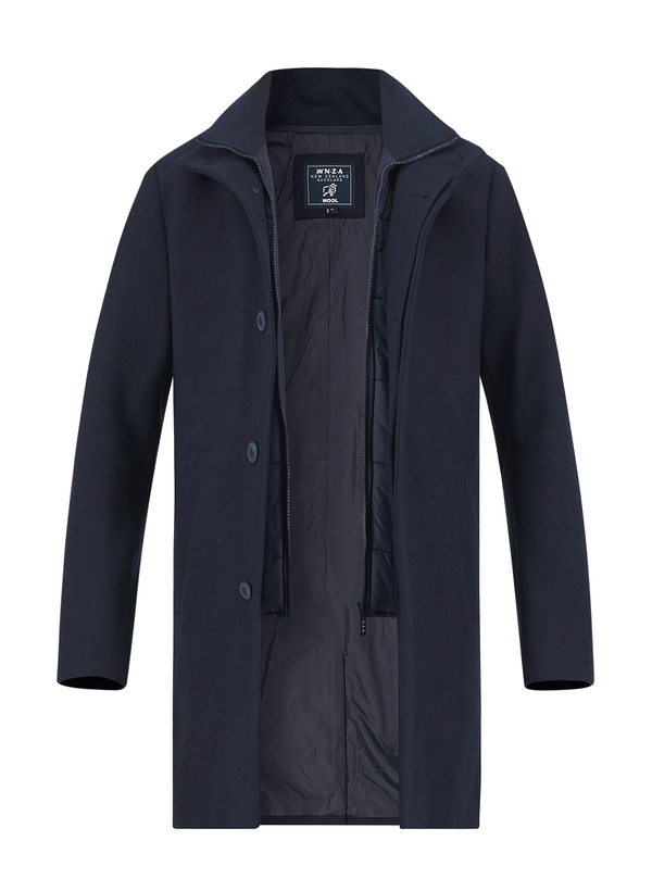 Mantel, Wolle, navy