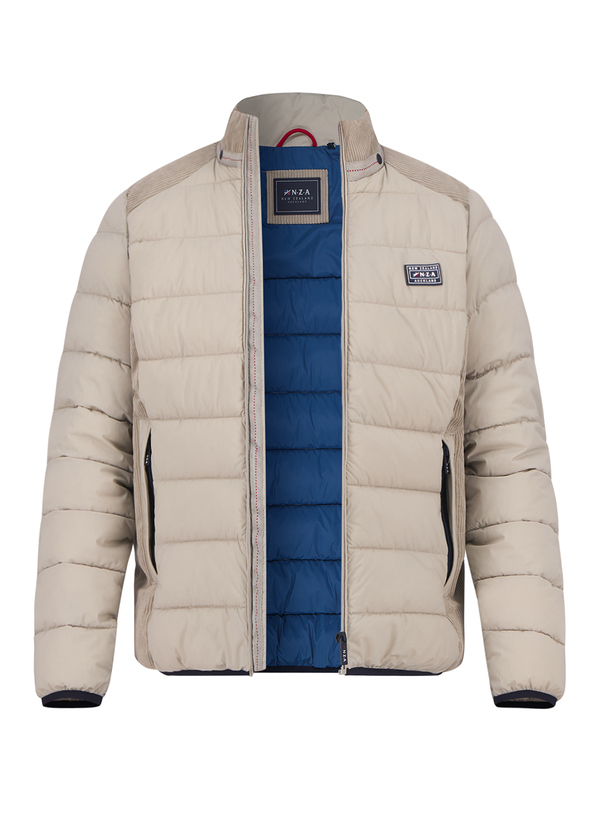 Steppblouson, Mikrofaser, beige