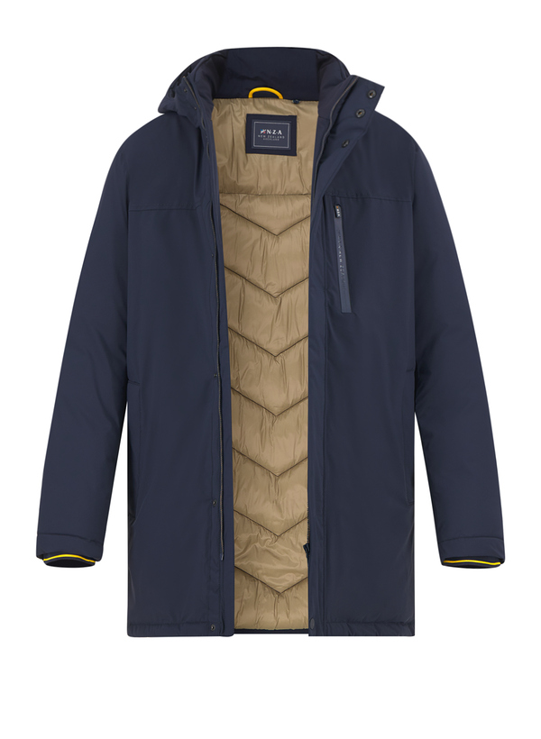 Parka, Mikrofaser wasserabweisend, navy