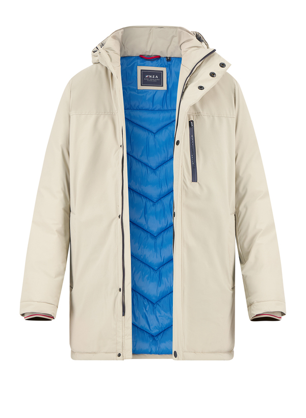 Parka, Mikrofaser wasserabweisend, grau