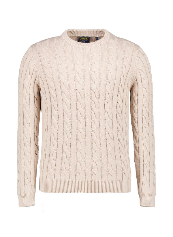 Pullover, Baumwolle, sand strukturiert