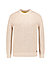 Pullover, Baumwolle, sand strukturiert - sand