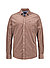 Hemd, Regular Fit, Stretch Cord, Button-Down, Brusttasche, taupebraun - graubraun
