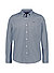 Hemd, Baumwoll-Stretch, Button-Down, hellblau-dunkelgrün gemustert - hellblau