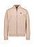 Sweatjacke, Baumwolle, beige melange - sand