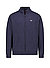 Sweatjacke, Baumwolle, dunkelblau melange - navy