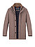 Jacke, Wolle-Mikrofaser wasserabweisend, graubraun - graubraun