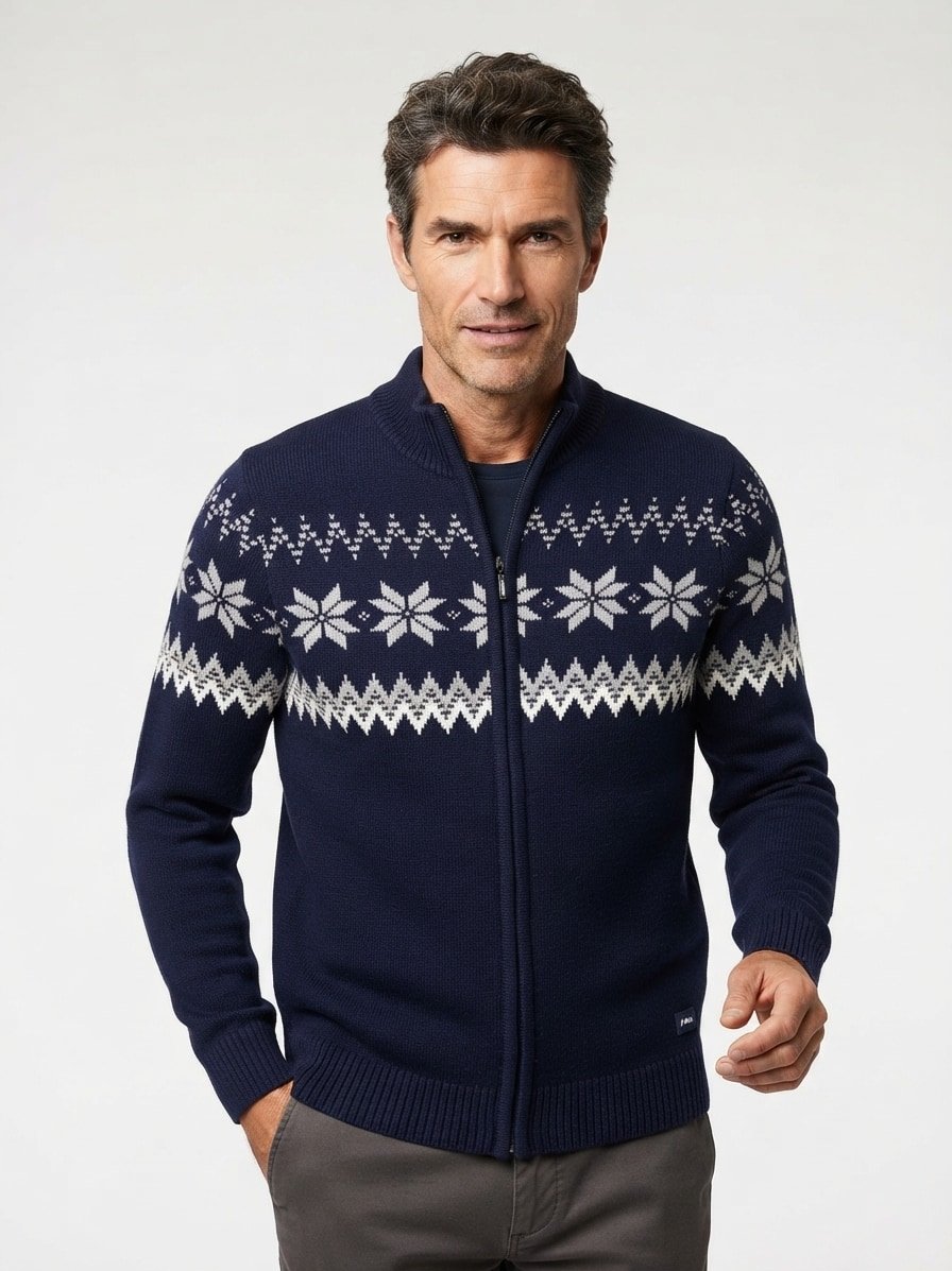 Cardigan, Baumwolle, navy