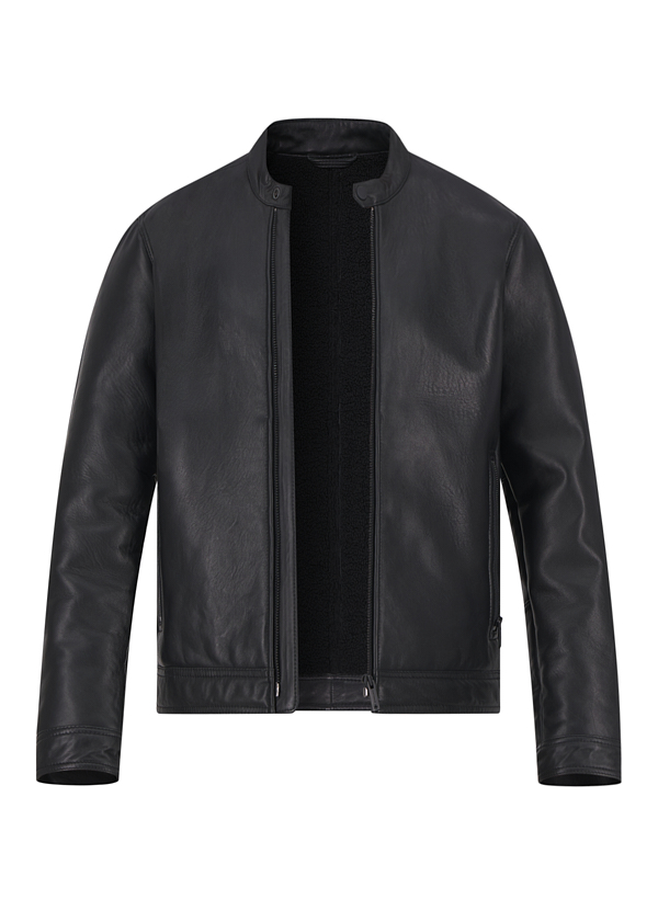 Lederjacke Jace, Lammnappa, schwarz