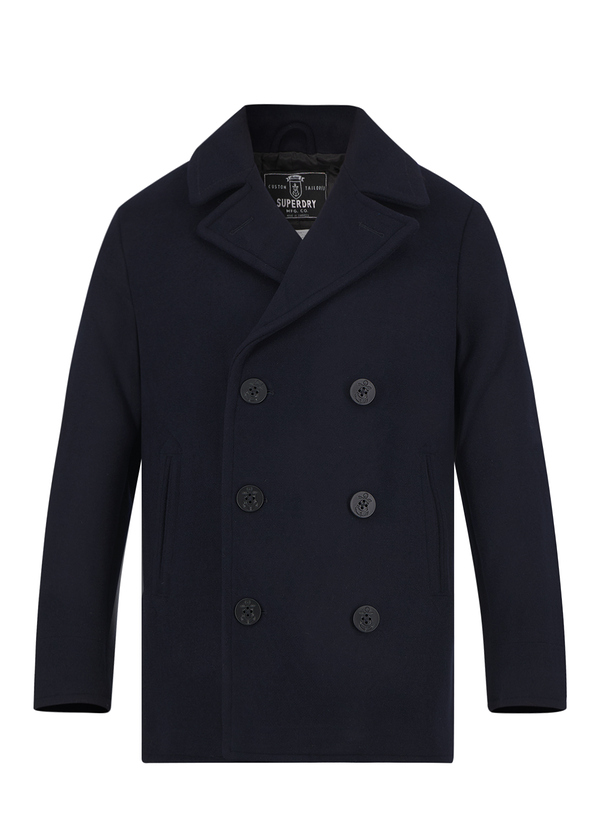 Cabanjacke,Wolle, navy
