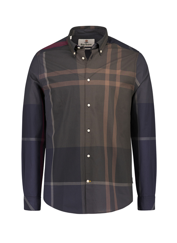 Hemd Dunoon, Tailored, Baumwolle, Dutton-Down, multicolor kariert