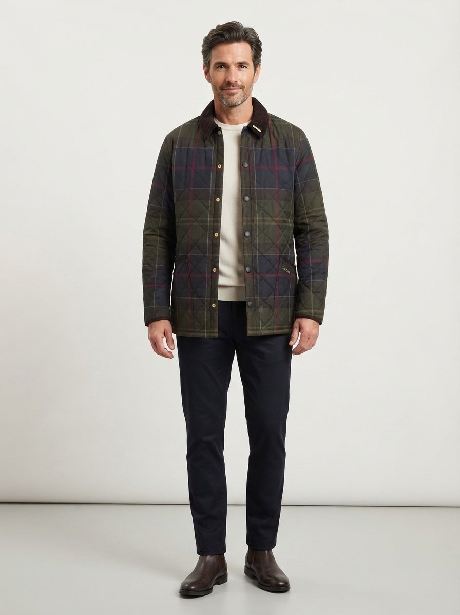Steppjacke Icons Tartan Heritage, Mikrofaser wasserabweisend, classic tartan