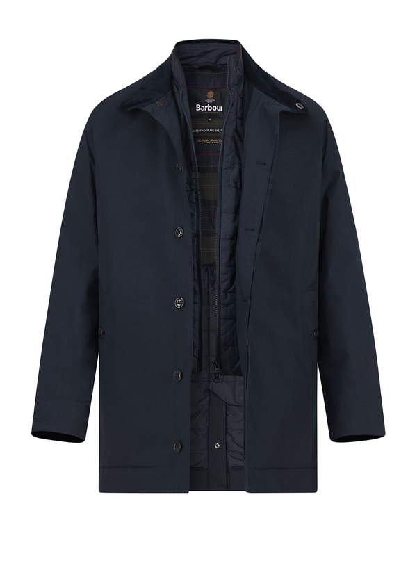 Jacke Northdale, Mikrofaser wasserresistent, dark navy