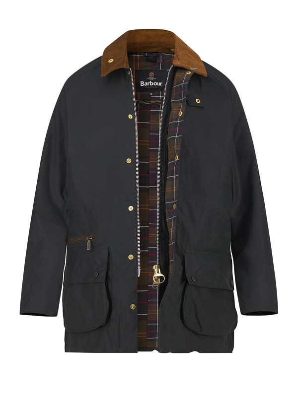 Jacke Classic Beaufort, Baumwolle gewachst, sage