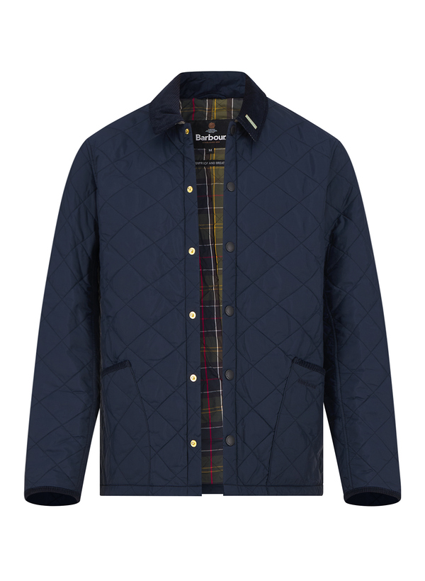 Steppjacke Icons Heritage, Mikrofaser wasserabweisend, navy