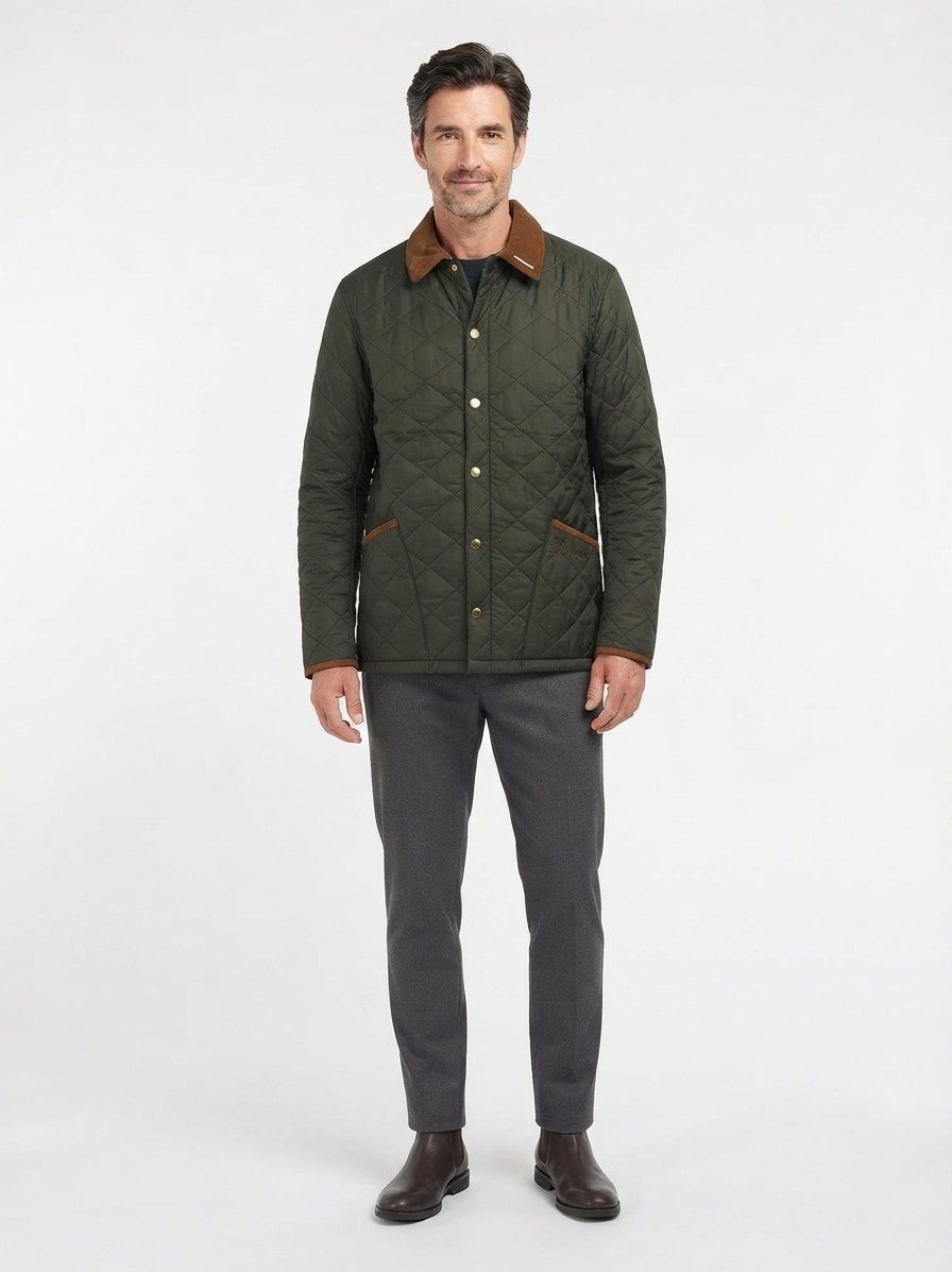 Steppjacke Icons Liddesdale, Mikrofaser wasserabweisend, sage