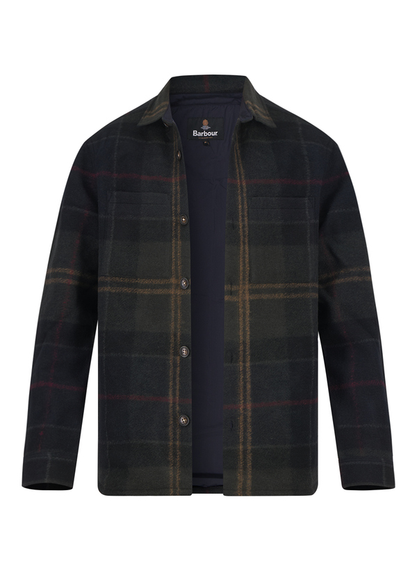 Barbour Herren Overshirt mehrfarbig Wolle