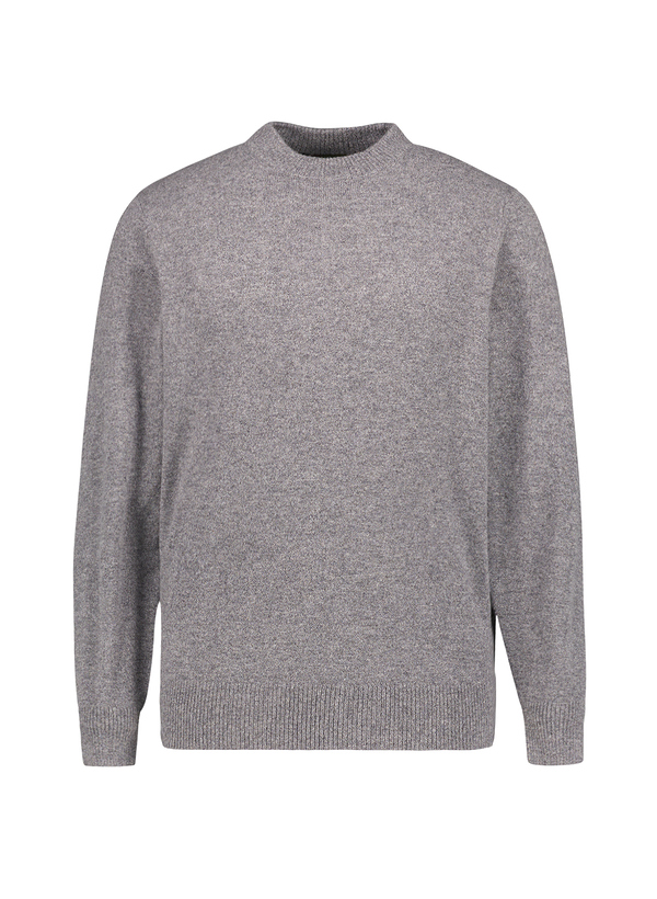 Pullover, Reines Kaschmir, mittelgrau meliert