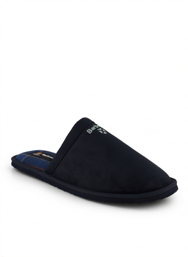Hauspantoffeln, Textil warmgefüttert, navy