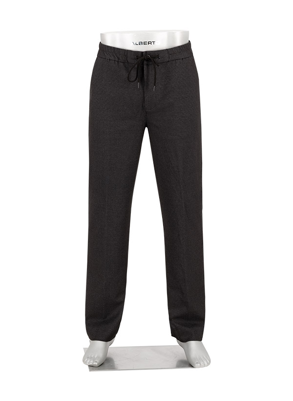 New Jersey, Luis, Relaxed Fit, Material-Mix, dunkelbraun meliert