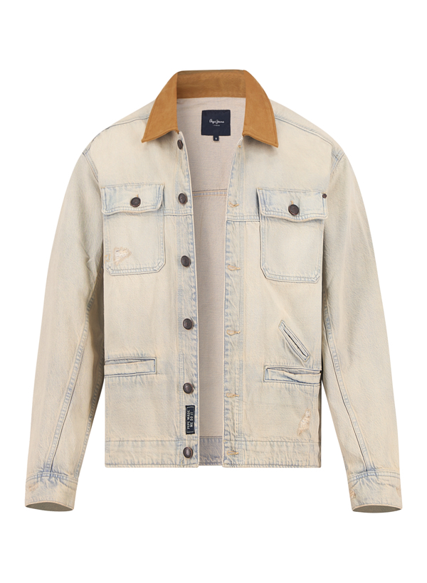 Jeansjacke Walt Worker, Baumwolle, blau