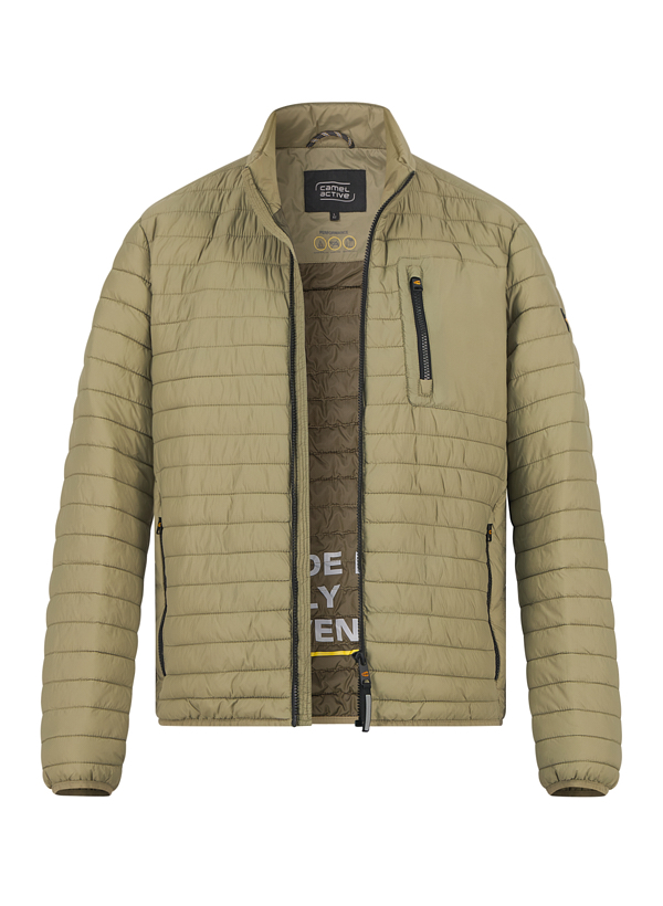 Steppjacke, Mikrofaser wasserabweisend, khaki