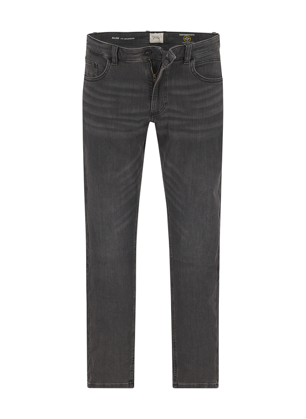 Jeans Madison, Slim Fit, Baumwoll-Stretch, grau