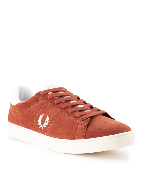 Sneaker, Veloursleder, brandy