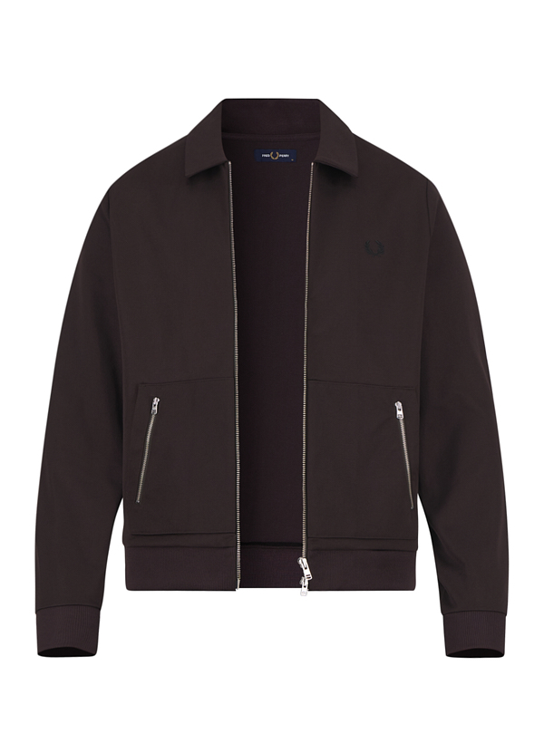 Trainigsjacke, Baumwolle, braun