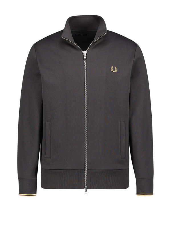 Fred Perry Herren Sweatjacke grau unifarben