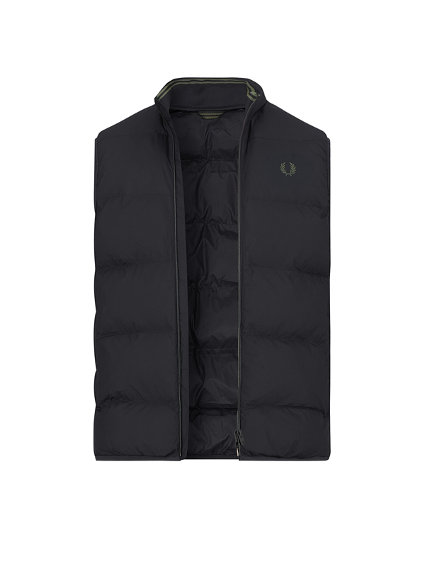 Steppweste, Nylon wasserabweisend, black