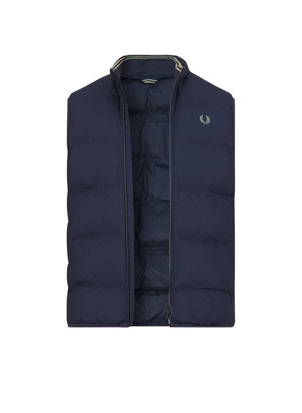 Steppweste, Nylon wasserabweisend, dunkelblau