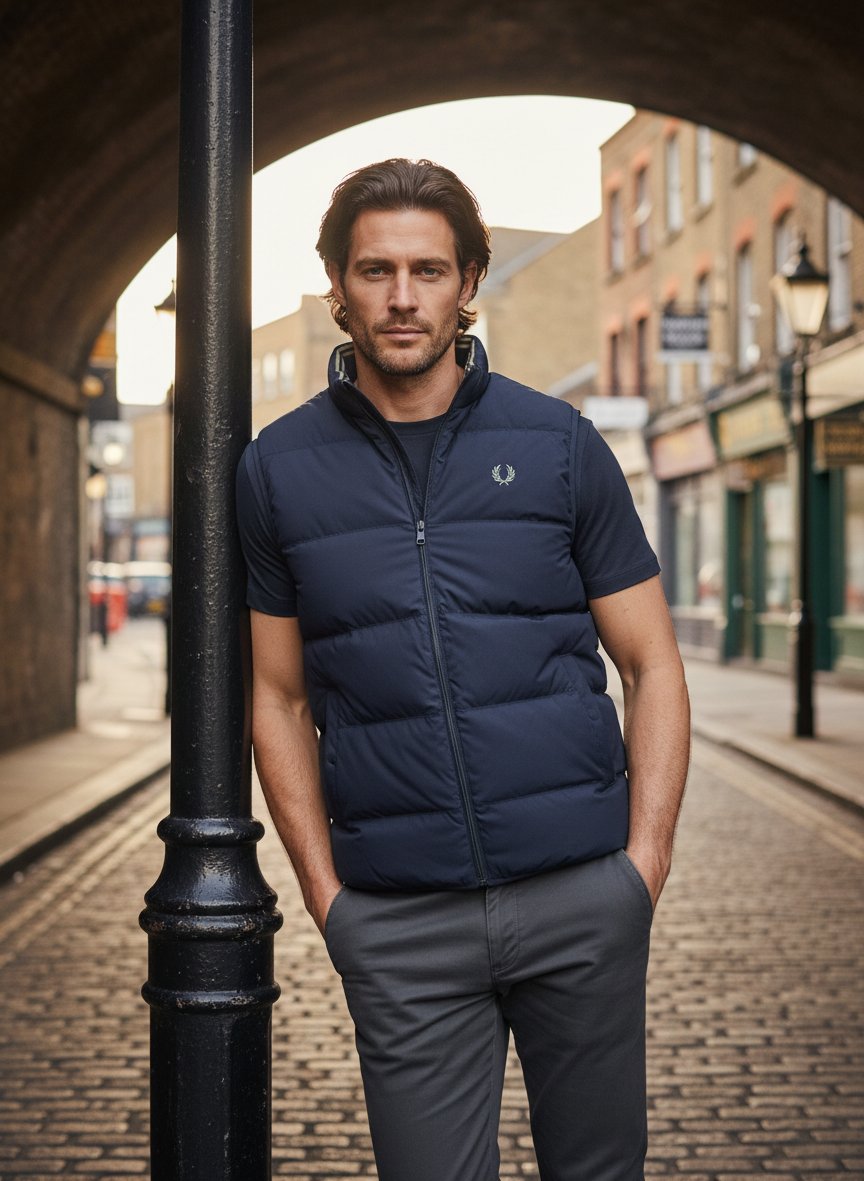 Fred Perry Weste J8522/46B, Produktbild 2