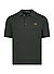Polo-Shirt, Baumwoll-Strick, dunkelgrün - dunkelgrün