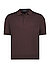 Polo-Shirt, Baumwoll-Strick, braun - braun
