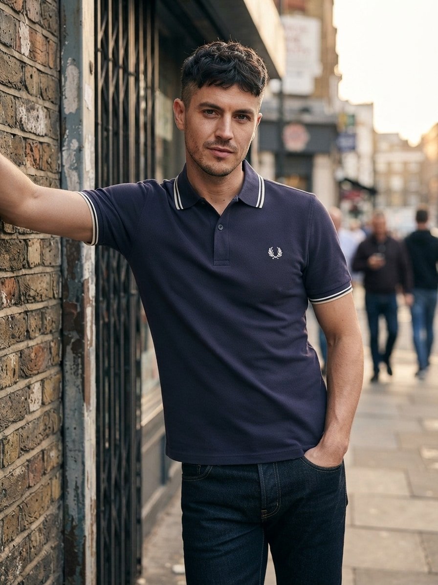 Fred Perry Polo-Shirt FPPPM3600/72C, Produktbild 2