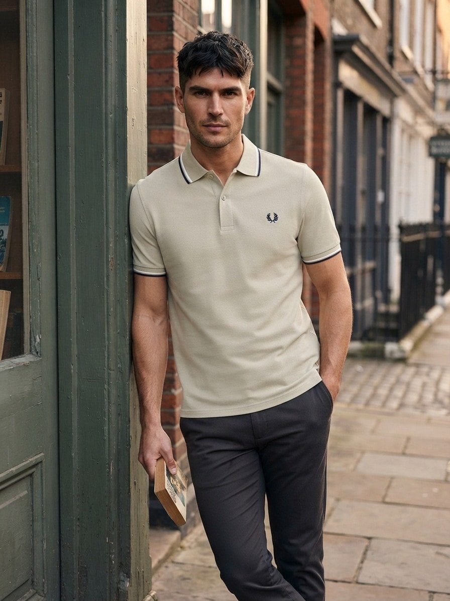 Fred Perry Polo-Shirt FPPPM3600/76C, Produktbild 2
